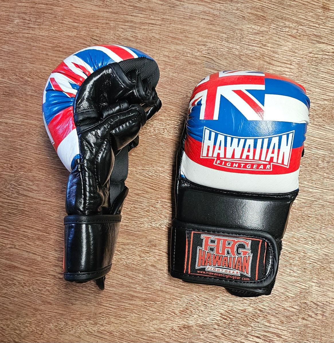 MMA Spar Gloves 6 oz.-Hawn Flag – Hawaiian Fightgear