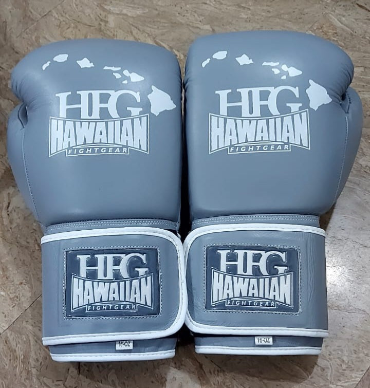 Neon Mix Fruit Pineapple Hawaiian Print Boxing Gloves