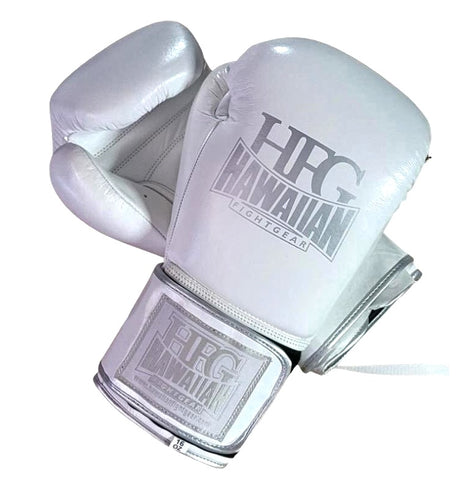 "White Silver Label" Boxing Gloves