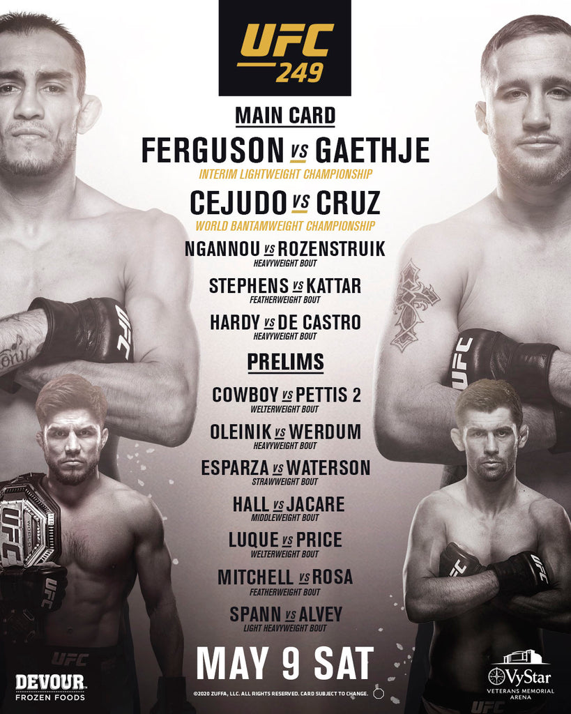 UFC 249 Weigh in Video~ Tony Ferguson vs. Justin Gaethje