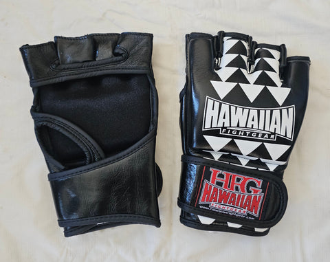 "HFG Top Grade "Tribal" Pro MMA Gloves-Black