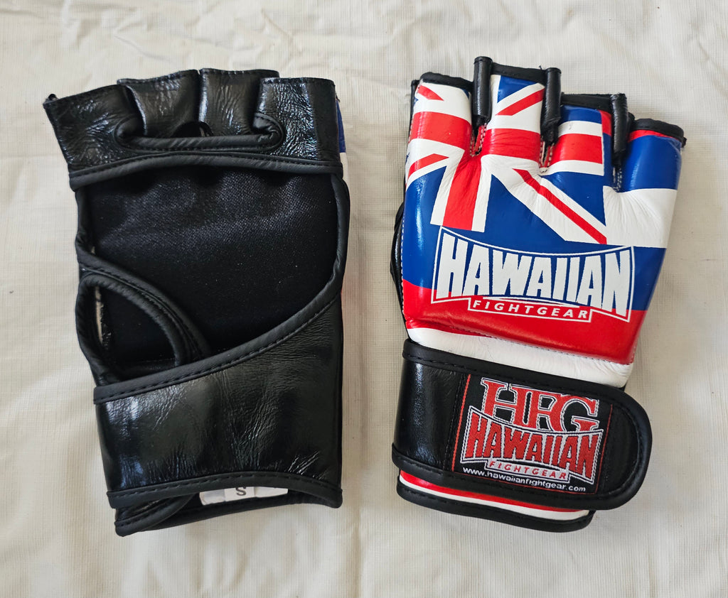 discount mma gear HFG Top Grade" Hawn Flag MMA Gloves – Hawaiian Fightgear