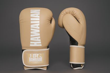 New! HFG 3.0 "Spar Pro" Training Boxing Gloves (Beige/Black)