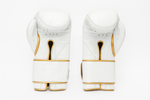New! HFG 3.0 "Spar Pro" Training Boxing Gloves (White/Gold)