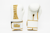 New! HFG 3.0 "Spar Pro" Training Boxing Gloves (White/Gold)