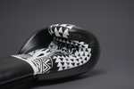 "Warrior Tattoo" Training Sparring Gloves-Blk
