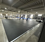 HFG Full Size Wrestling Mats- 35' x 35' x 1  5/8" Black w/ Comp Circle
