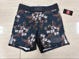 NEW! HFG 3.0 "Hibiscus Floral" Brown/Black Shorts