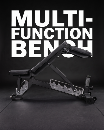 HFG 3.0 Multi-Functional "Decline/Incline Adjustable Bench- Blk.