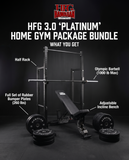 HFG 3.0 "Platinum" Home Gym Package Bundle