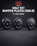 NEW! HFG "3.0 Embossed"  Bumper Plates Sets FULL - 3/4 - Half