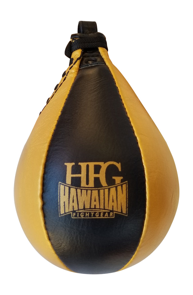 Gold/Black 24K Speed Bag Leather – Hawaiian Fightgear