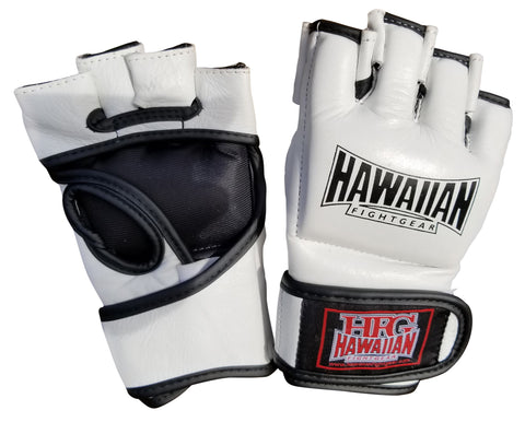 "HFG Top Grade" White MMA Gloves