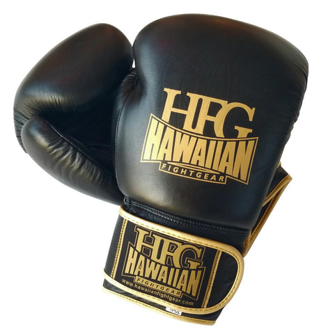 "Black Gold 24K Label" Boxing Gloves