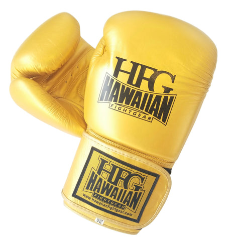 "Hawaiian Gold 24K" Training Boxing Gloves