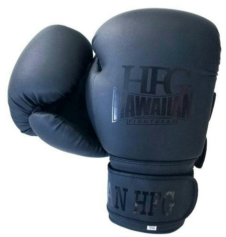 "Matte Black Label" Boxing Gloves