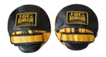"Boxer Style" Micro Punch Mitts-Gold Black