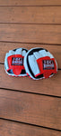 HFG Micro Punch Mitts-Black White Red