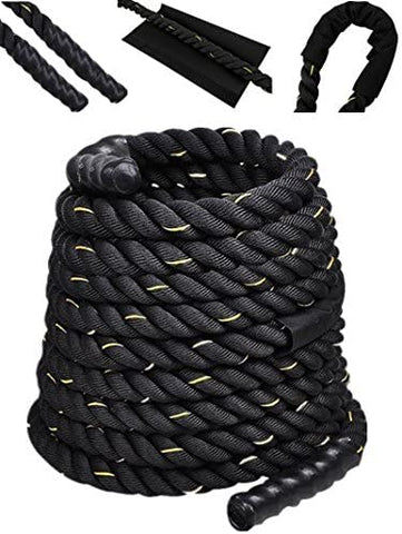 HFG Conditioning Battle Rope- 50ft. Blk.