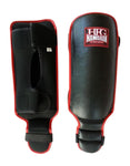Platinum II "Youth" Shin Guards-Blk/Red
