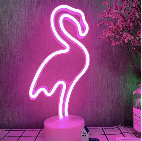 Flamingo LED Neon Light Lamp