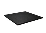 Rubber Floor Mats: 40" x 40" x 3/4"-Black