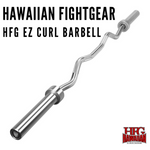 HFG High Quality EZ Curl Barbell-Chrome