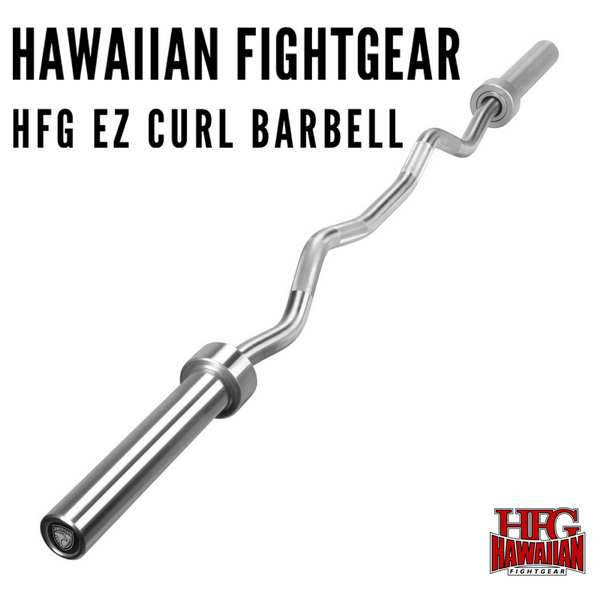 HFG 3.0 High Quality EZ Curl Barbell-Chrome – Hawaiian Fightgear